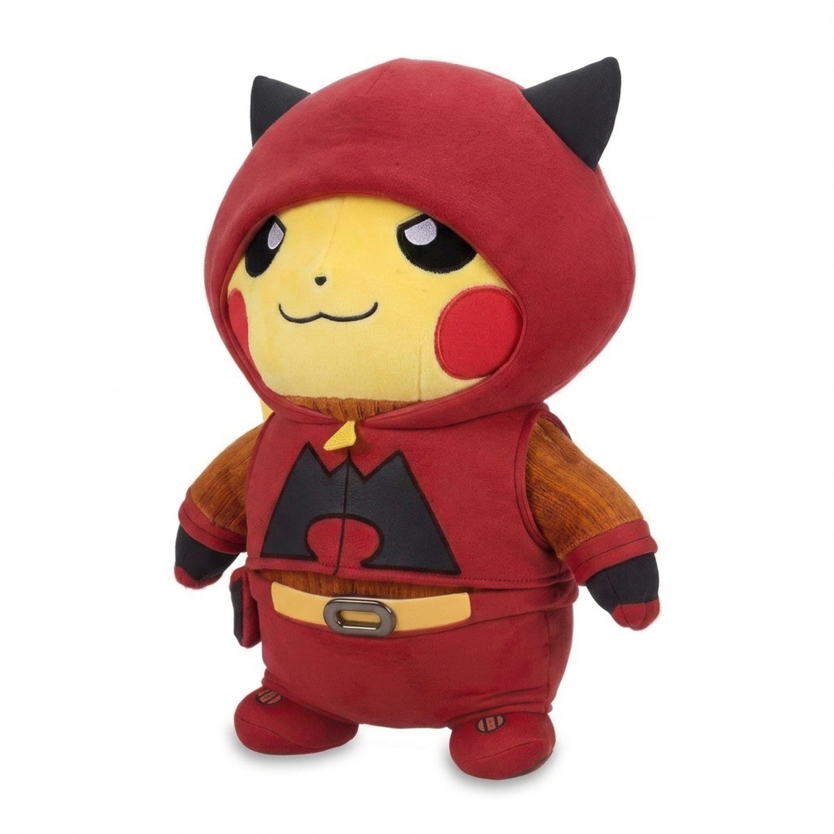 Pluszak Pikachu Team Magma widok z boku