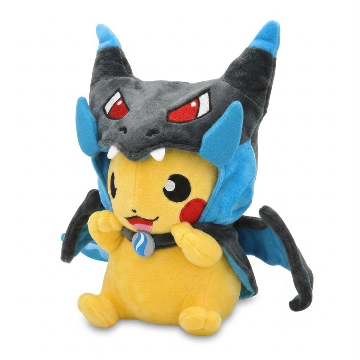 Pluszak Pikachu Charizard X widok z trzech czwartych