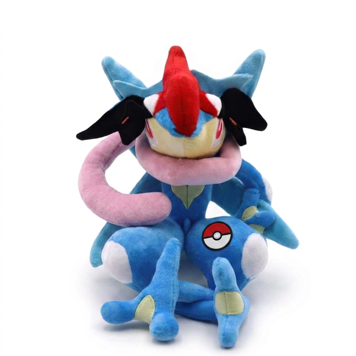 Ash Greninja Pluszak z odznaką potwierdzającą autentyczność produktu.