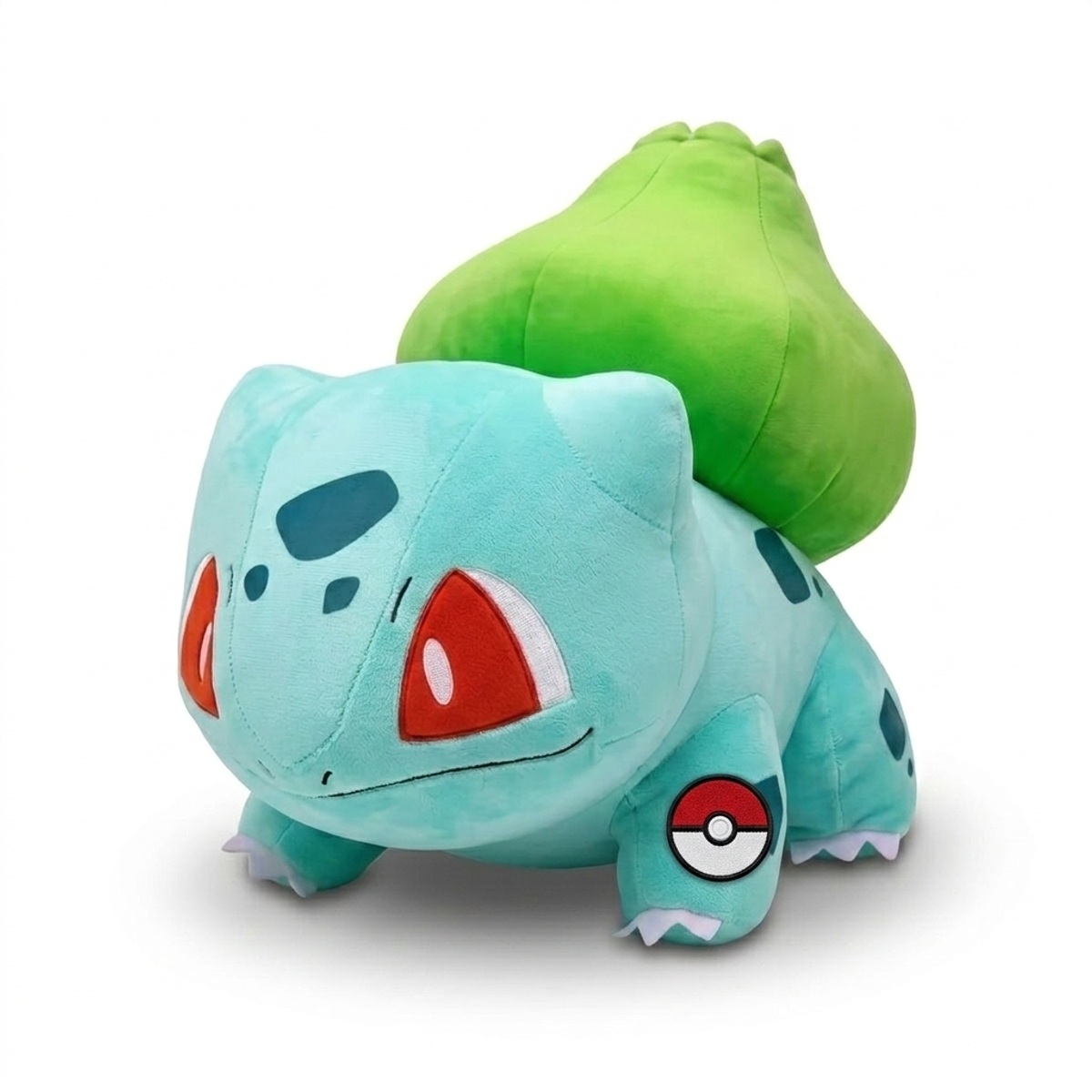 Bulbasaur Pluszak z odznaką potwierdzającą autentyczność produktu.