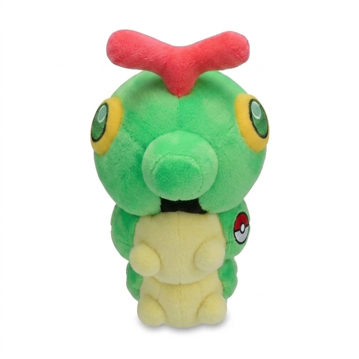 Caterpie Pluszak z odznaką potwierdzającą autentyczność produktu.