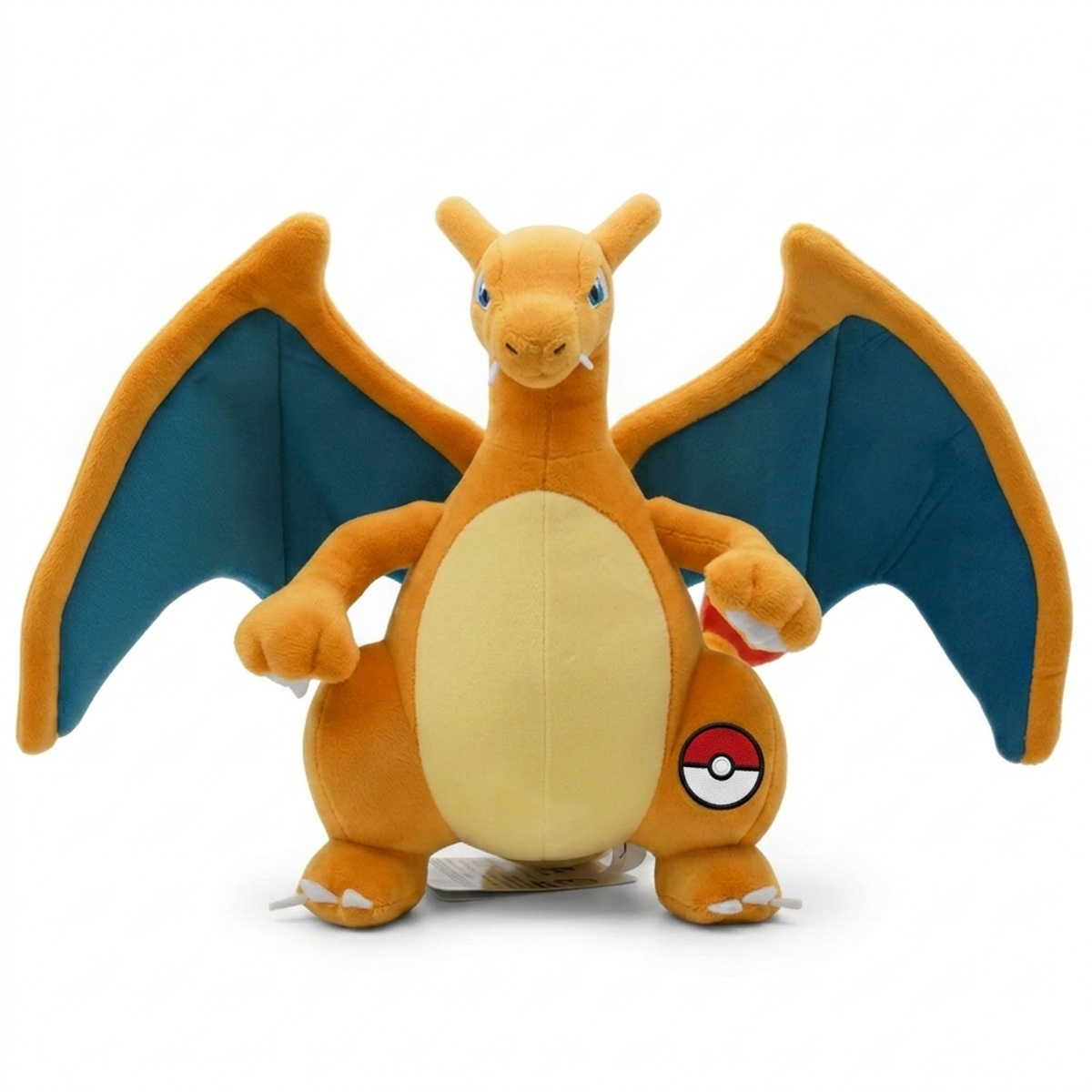 Charizard Pluszak z odznaką potwierdzającą autentyczność produktu.
