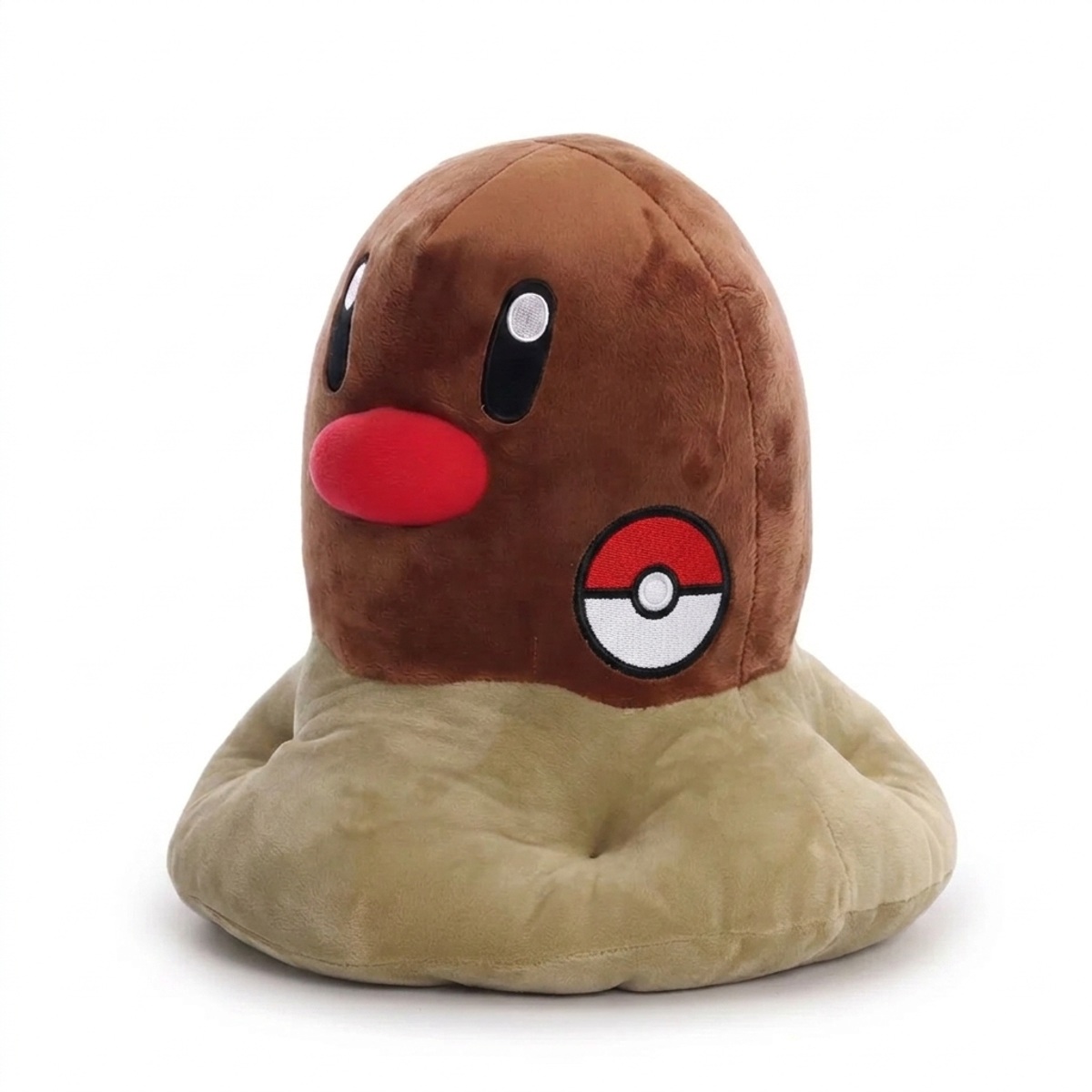 Diglett Pluszak z odznaką potwierdzającą autentyczność produktu.