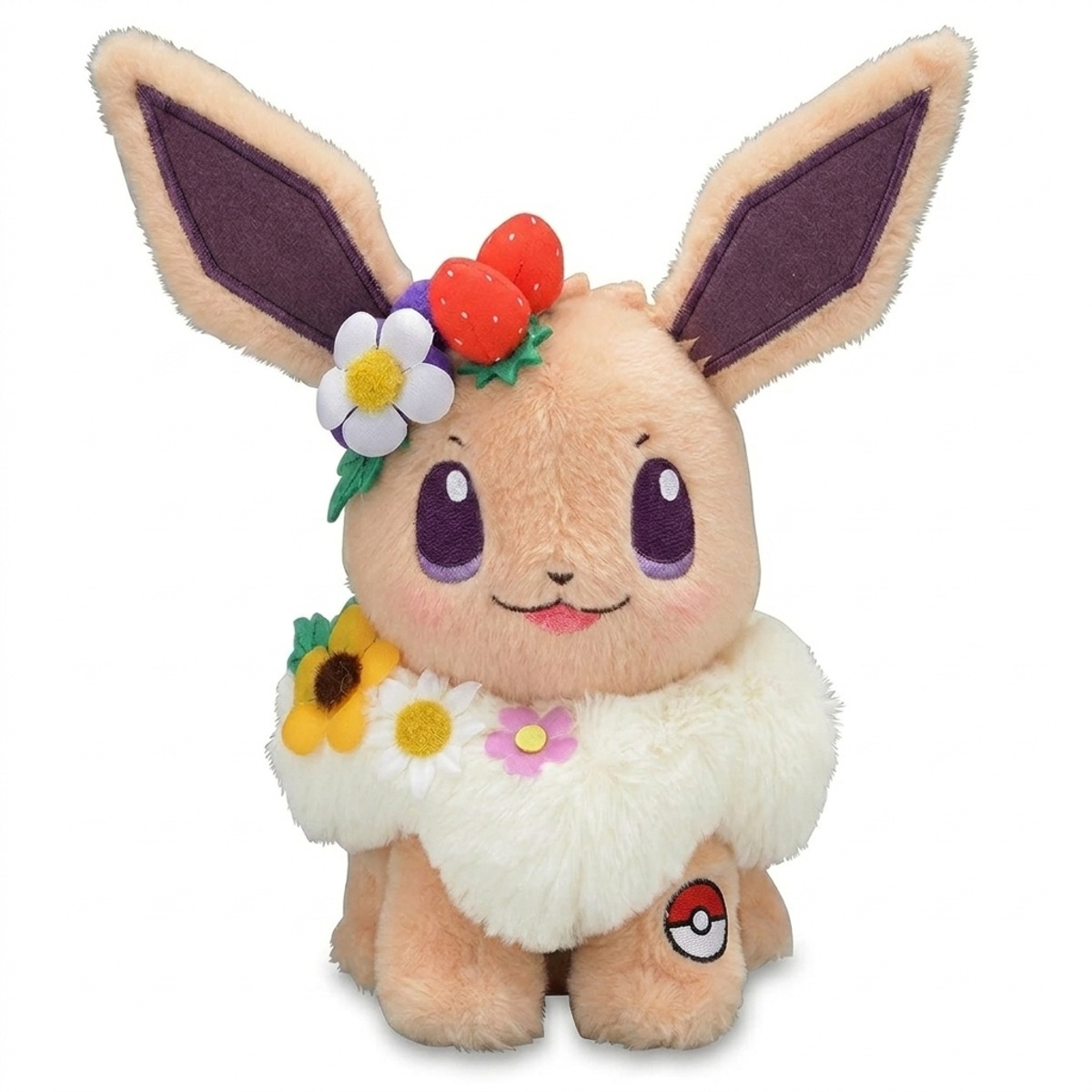 Eevee Kawaii Pluszak z odznaką potwierdzającą autentyczność produktu.