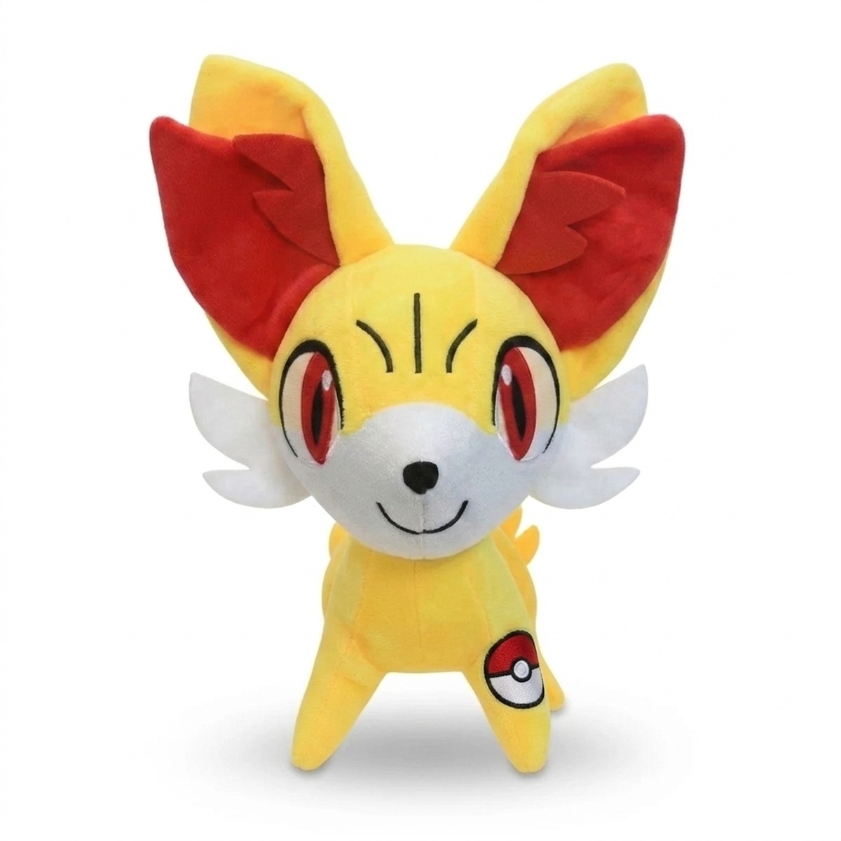 Fennekin Pluszak z odznaką potwierdzającą autentyczność produktu.