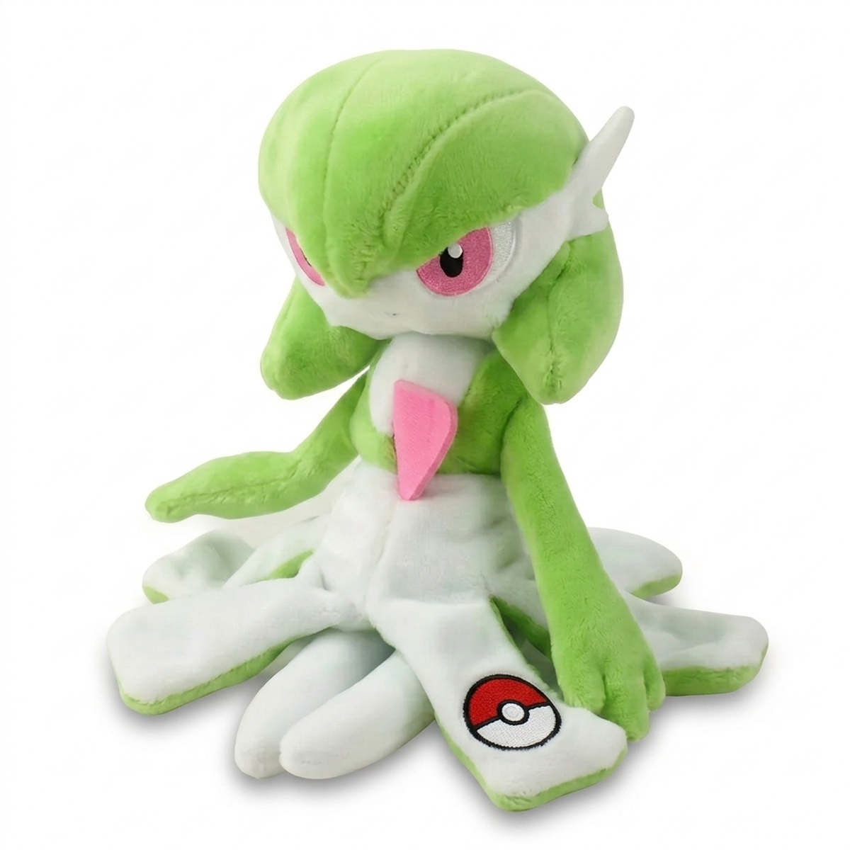 Gardevoir Pluszak z odznaką potwierdzającą autentyczność produktu.