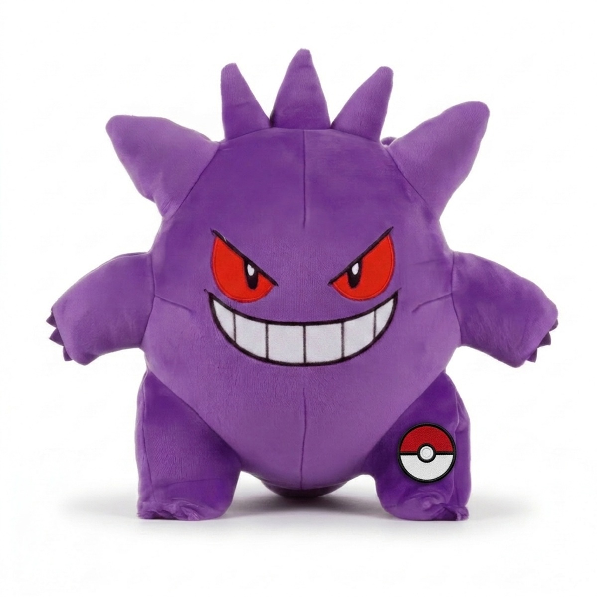 Gengar Pluszak z odznaką potwierdzającą autentyczność produktu.