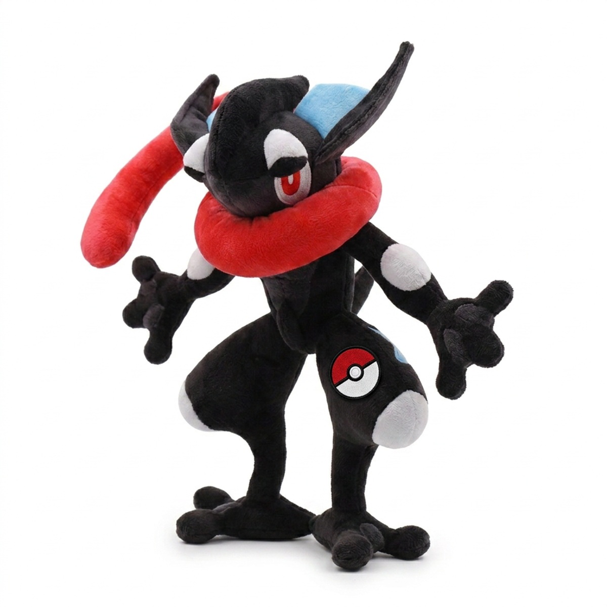 Greninja Shiny Pluszak z odznaką potwierdzającą autentyczność produktu.