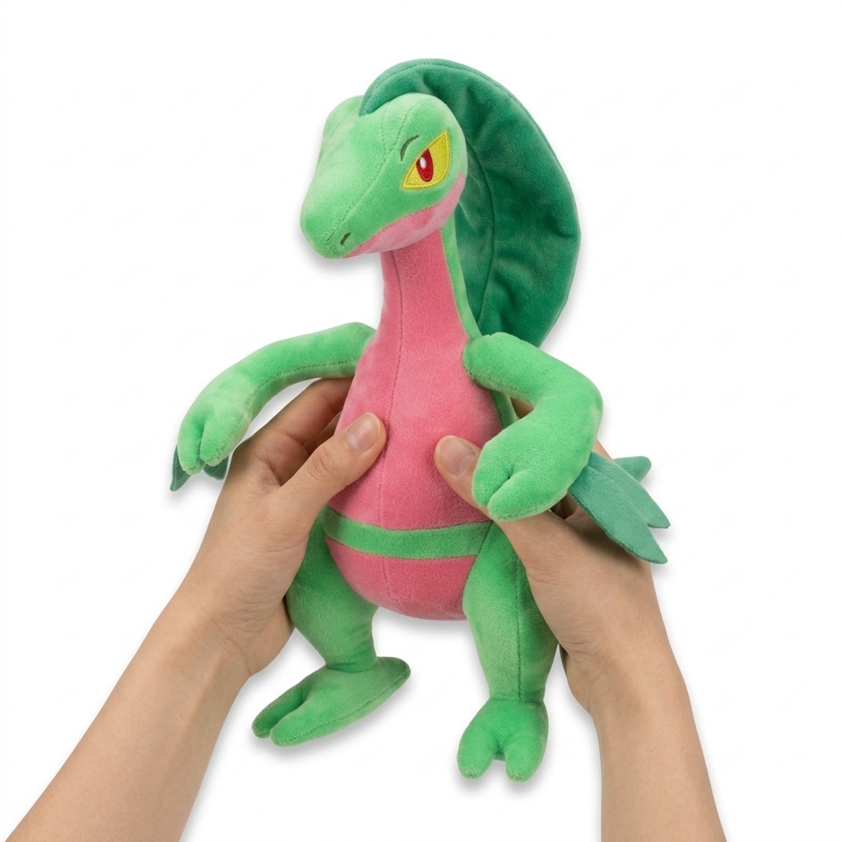 Grovyle Pluszak trzymany w rękach