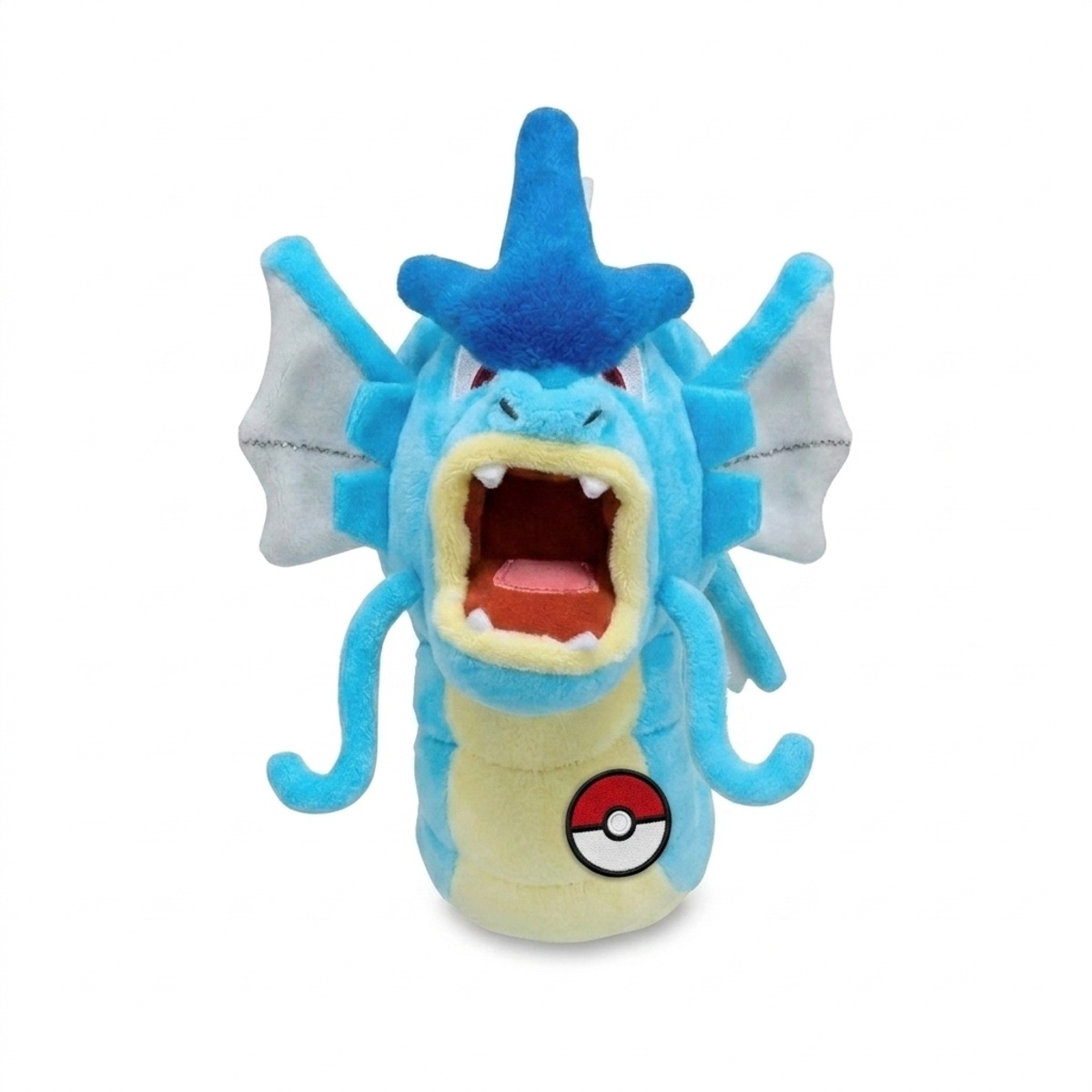 Gyarados Pluszak z odznaką potwierdzającą autentyczność produktu.