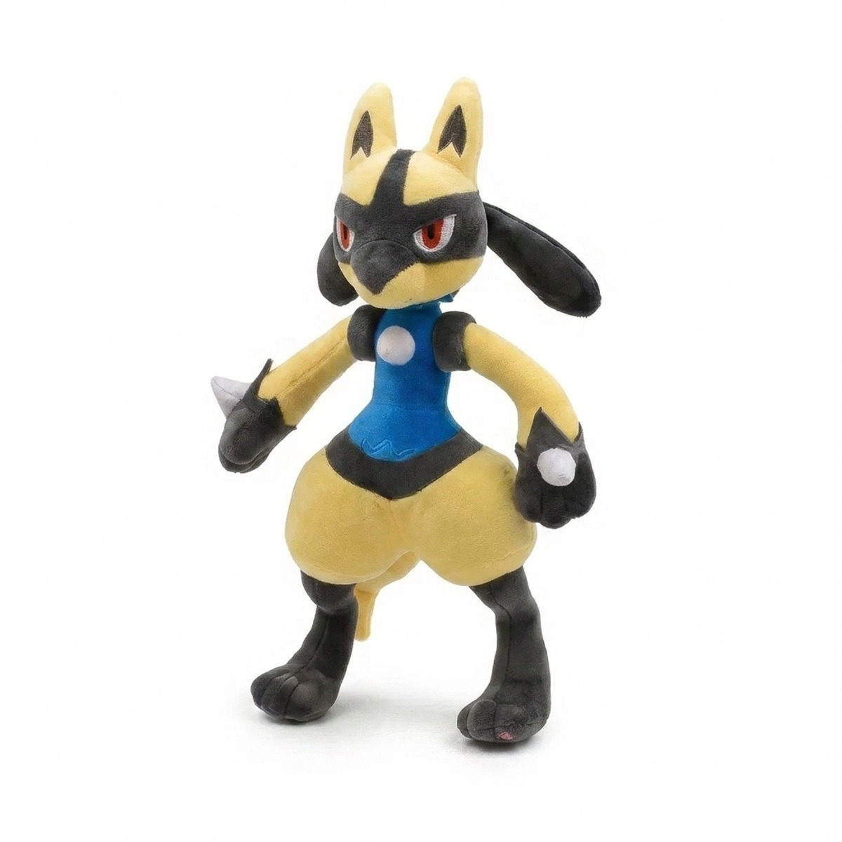 Pluszak Lucario Shiny widok z trzech czwartych