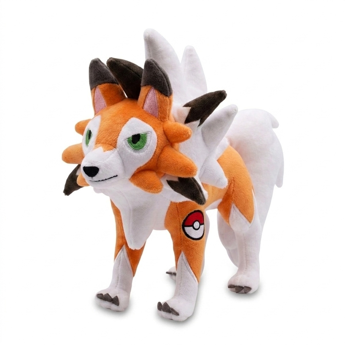 Lycanroc Zmierzch Pluszak z odznaką potwierdzającą autentyczność produktu.