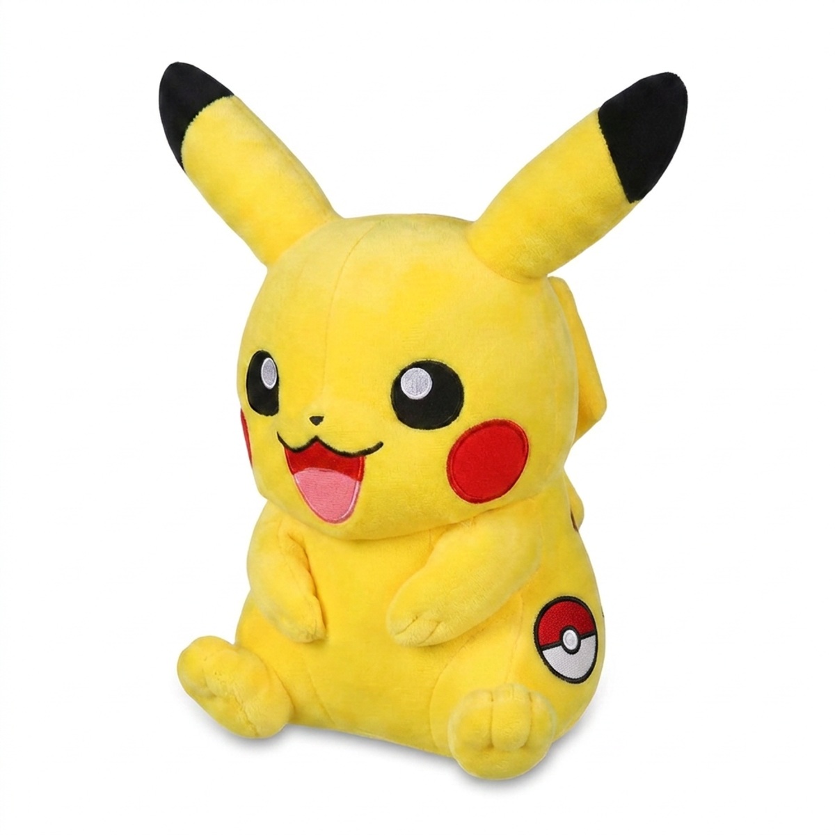 Mały Pikachu Pluszak z odznaką potwierdzającą autentyczność produktu.