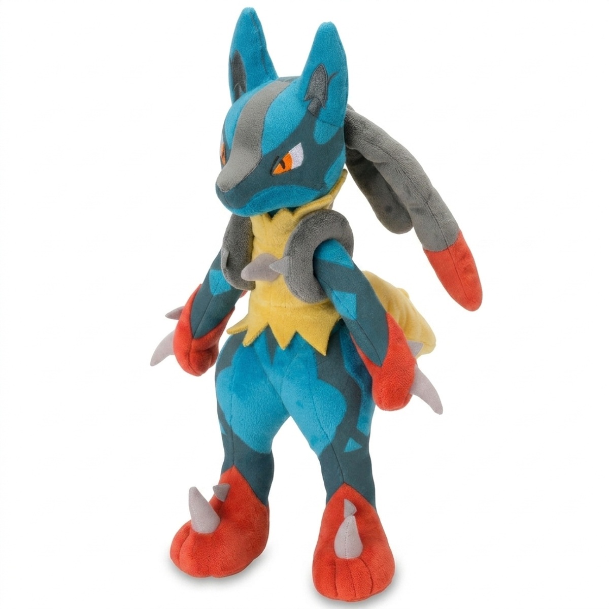 Pluszak Mega Lucario widok trzy czwarte
