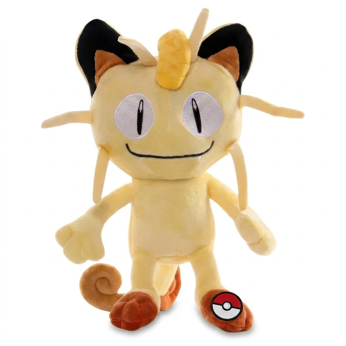 Meowth Pluszak z odznaką potwierdzającą autentyczność produktu.