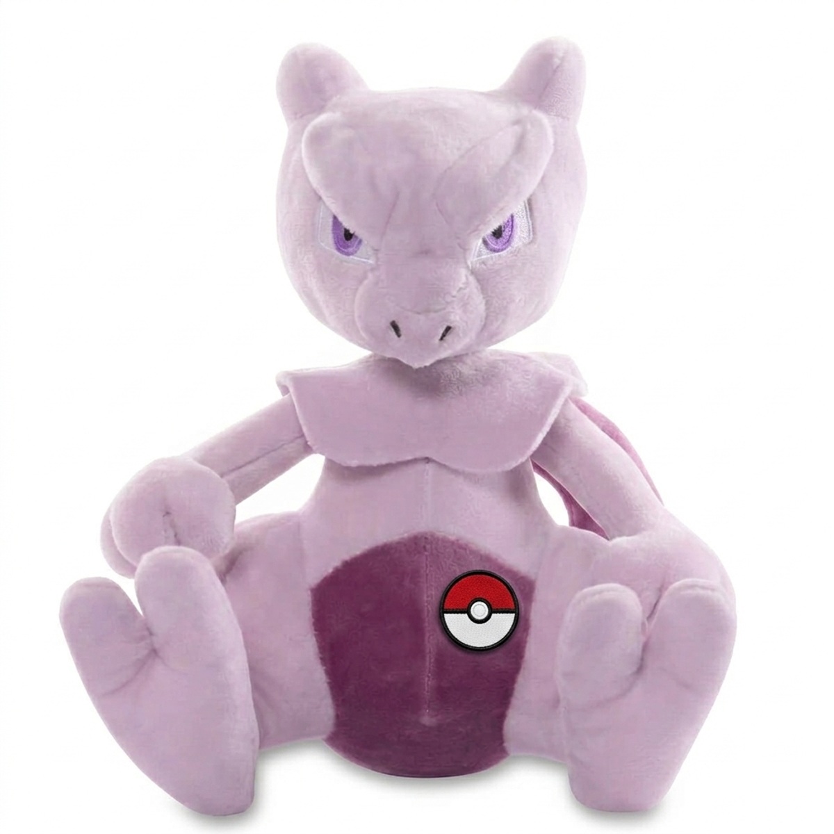 Mewtwo Pluszak z odznaką potwierdzającą autentyczność produktu.