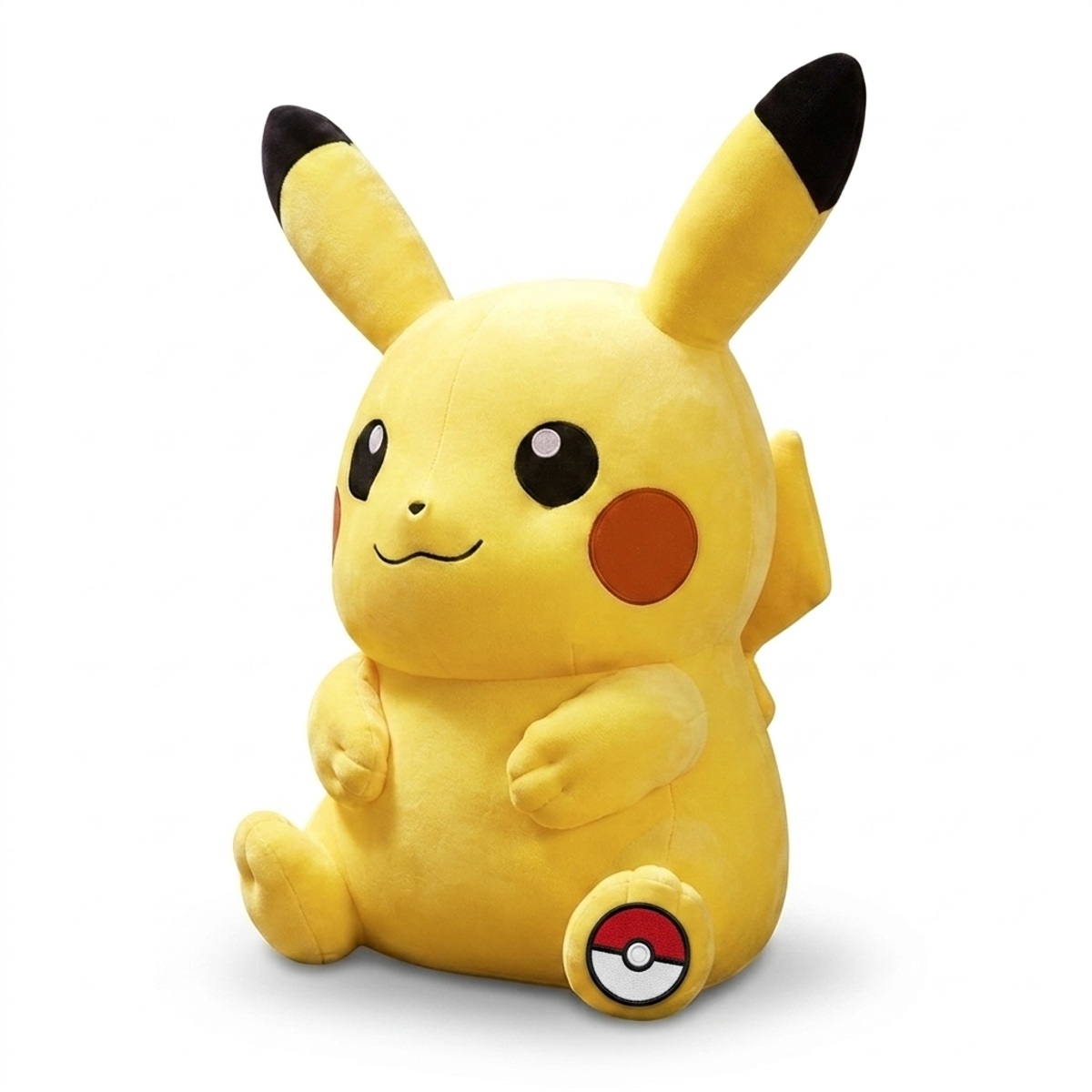 Pikachu Pluszak XXL z odznaką potwierdzającą autentyczność produktu.