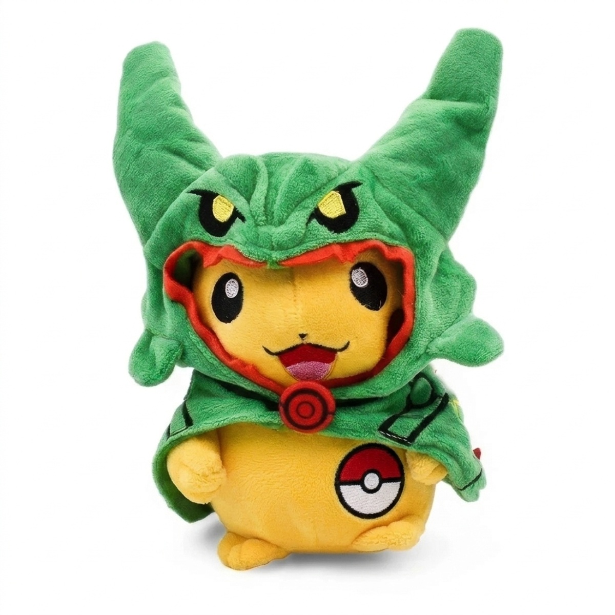 Pikachu Rayquaza Pluszak z odznaką potwierdzającą autentyczność produktu.