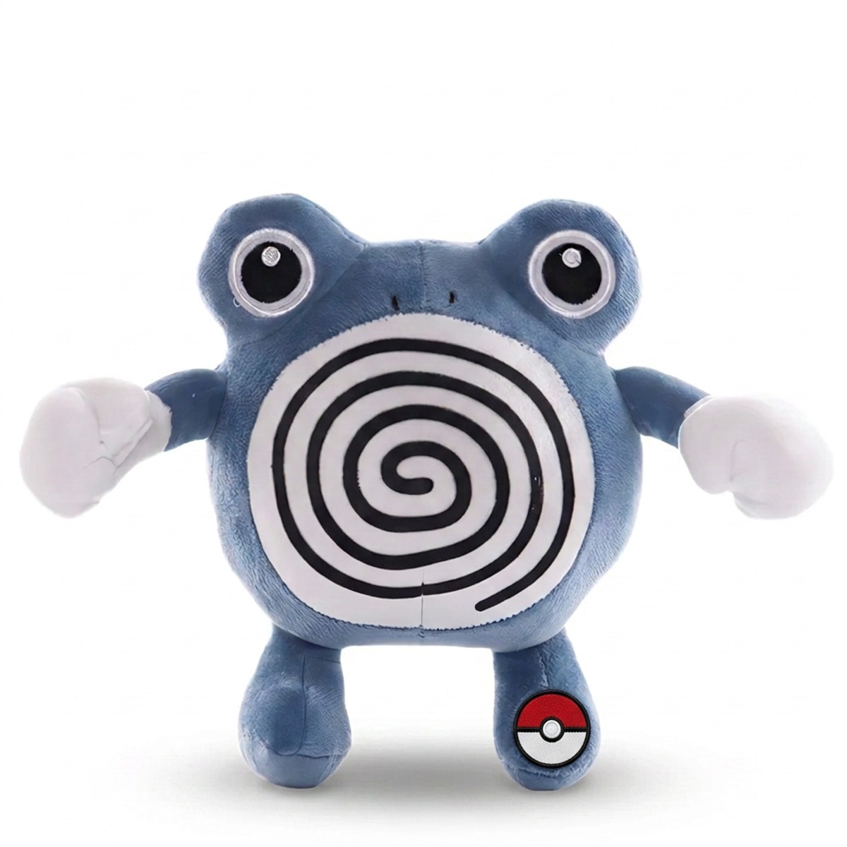 Poliwhirl Pluszak z odznaką potwierdzającą autentyczność produktu.