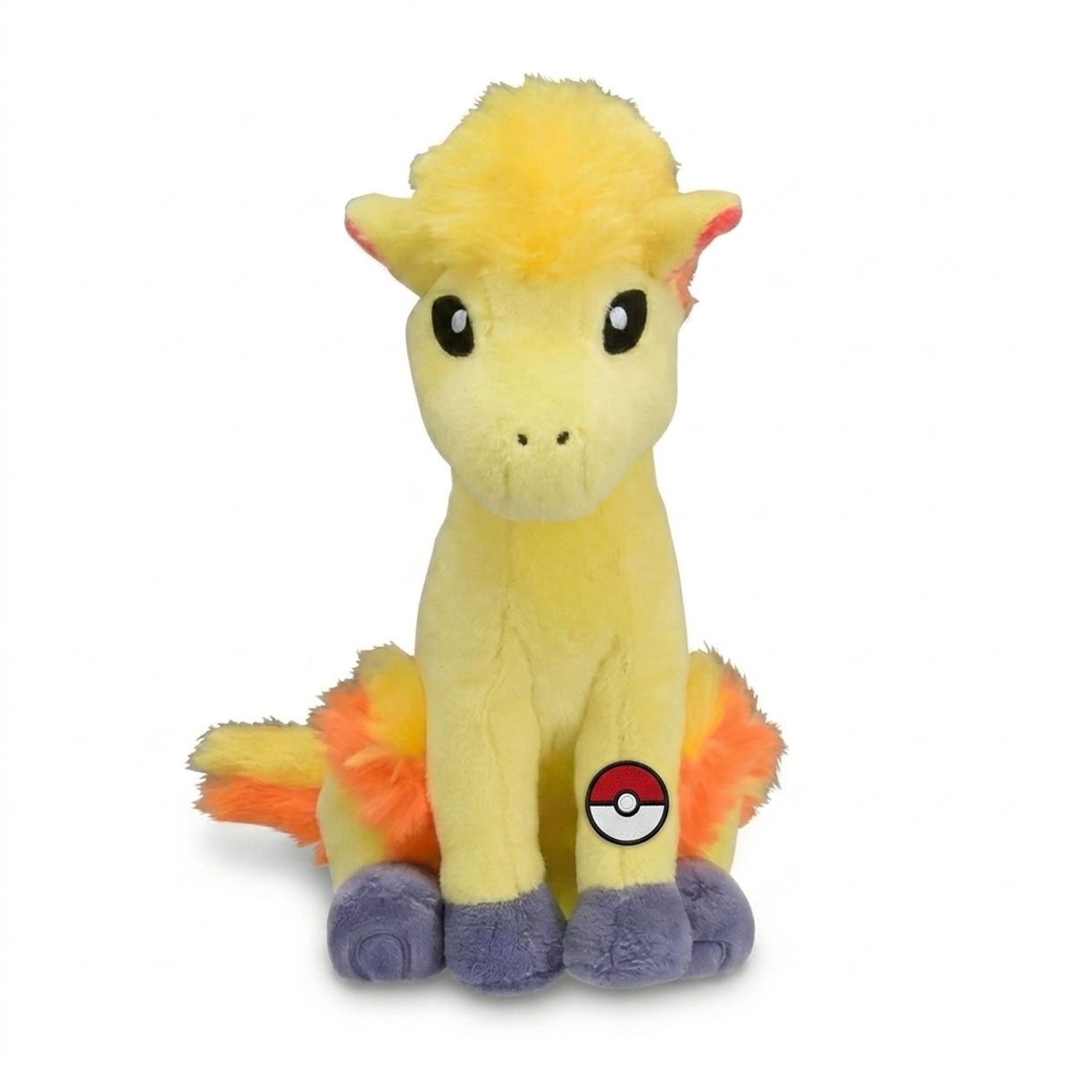 Ponyta Pluszak z odznaką potwierdzającą autentyczność produktu.