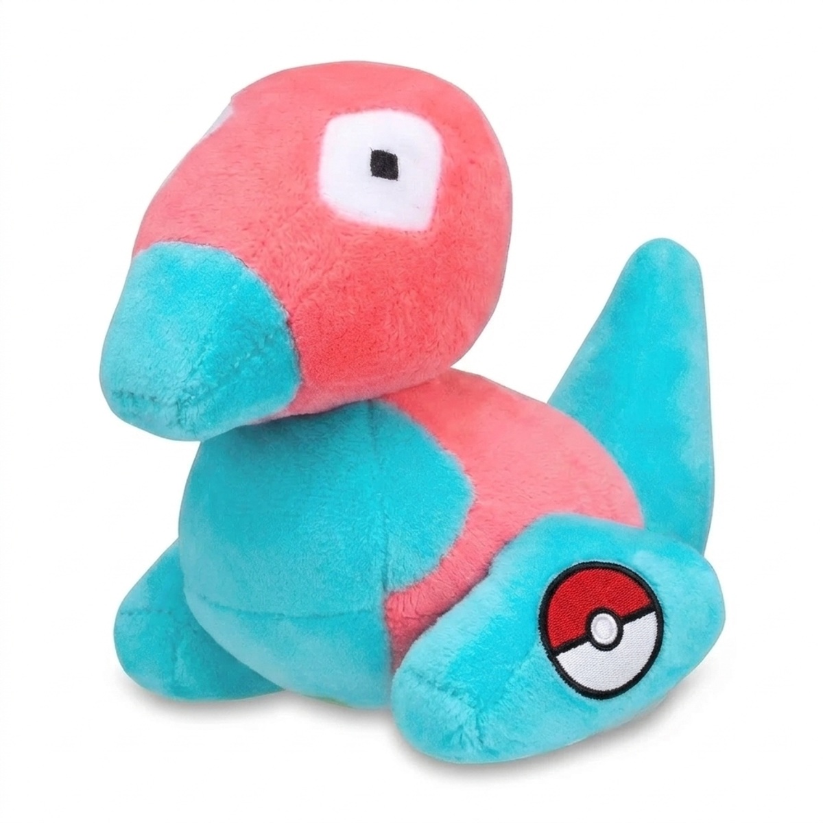 Porygon Pluszak z odznaką potwierdzającą autentyczność produktu.