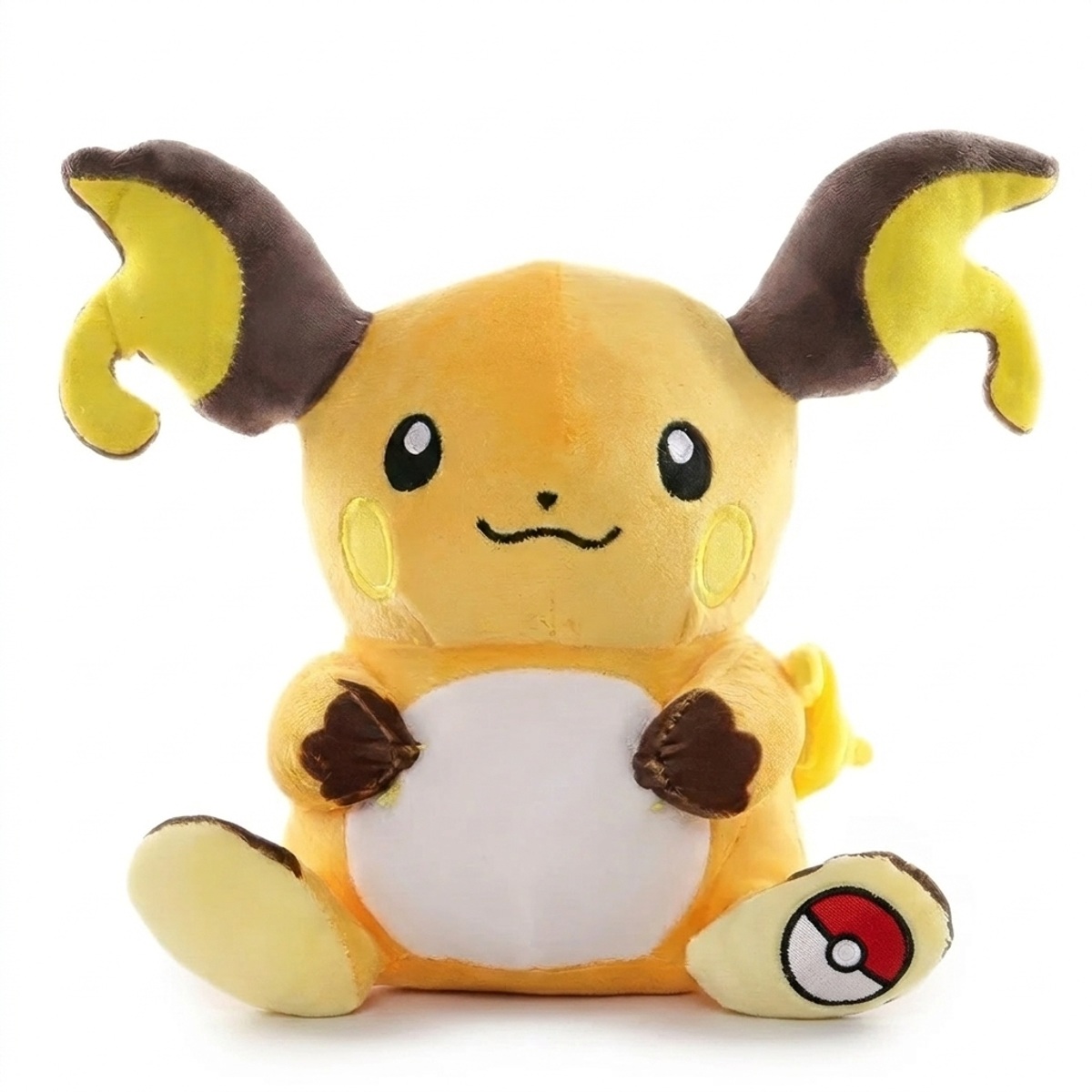 Raichu Pluszak z odznaką potwierdzającą autentyczność produktu.