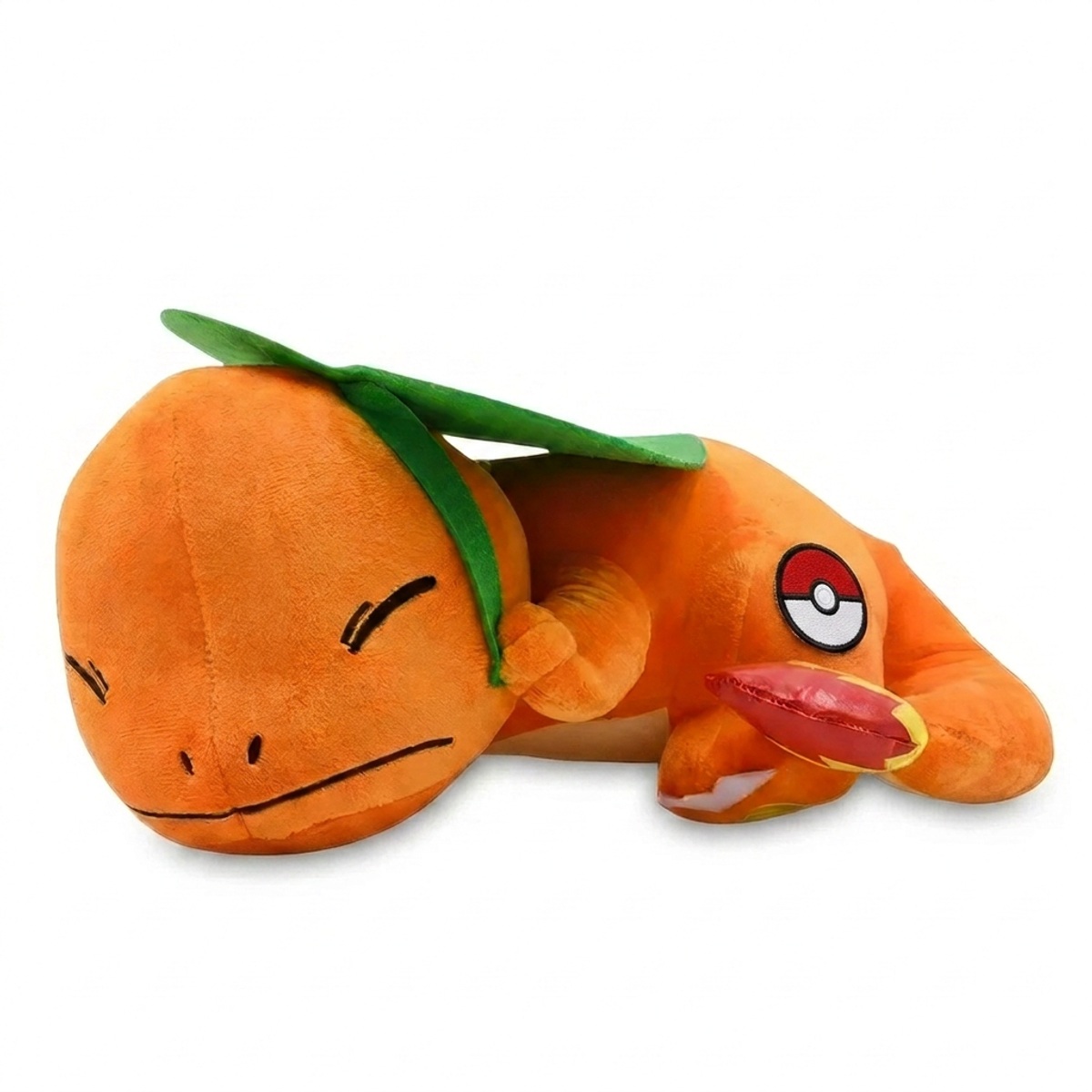 śpiący Charmander Pluszak z odznaką potwierdzającą autentyczność produktu.