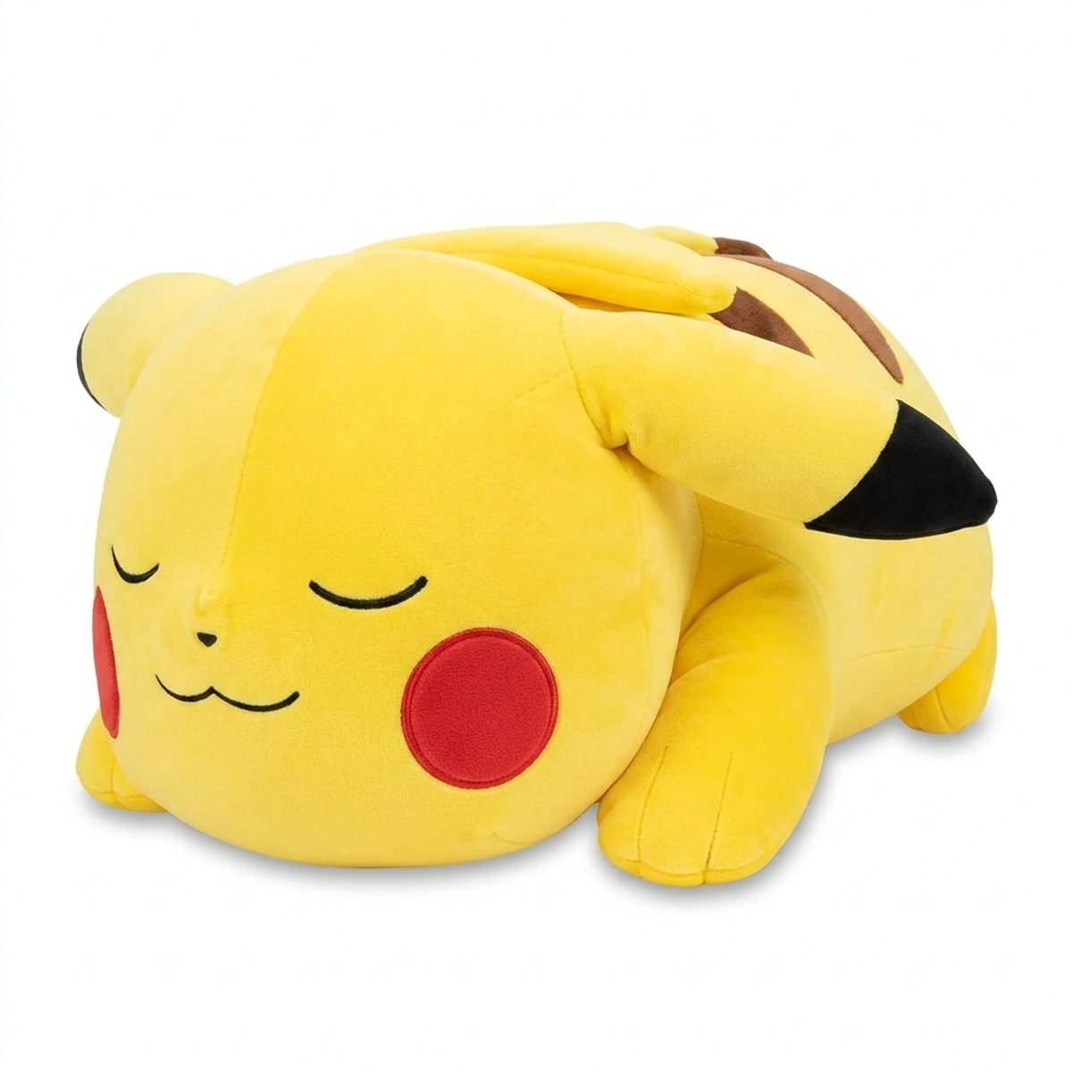 Pluszak śpiącego Pikachu widok z boku