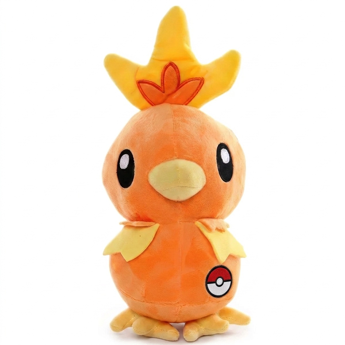 Torchic Pluszak z odznaką potwierdzającą autentyczność produktu.