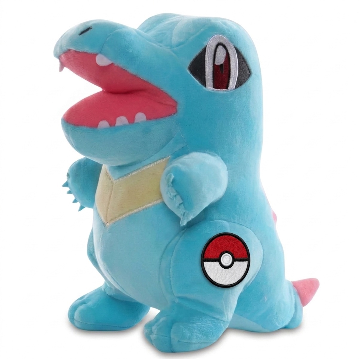 Totodile Pluszak z odznaką potwierdzającą autentyczność produktu.
