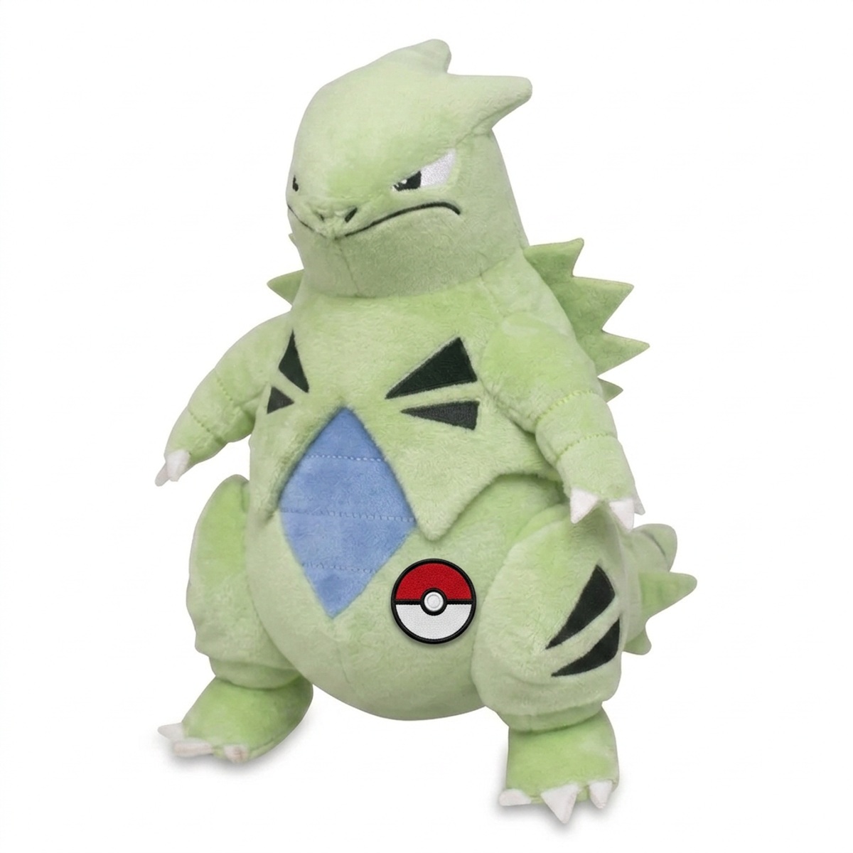 Tyranitar Pluszak z odznaką potwierdzającą autentyczność produktu.