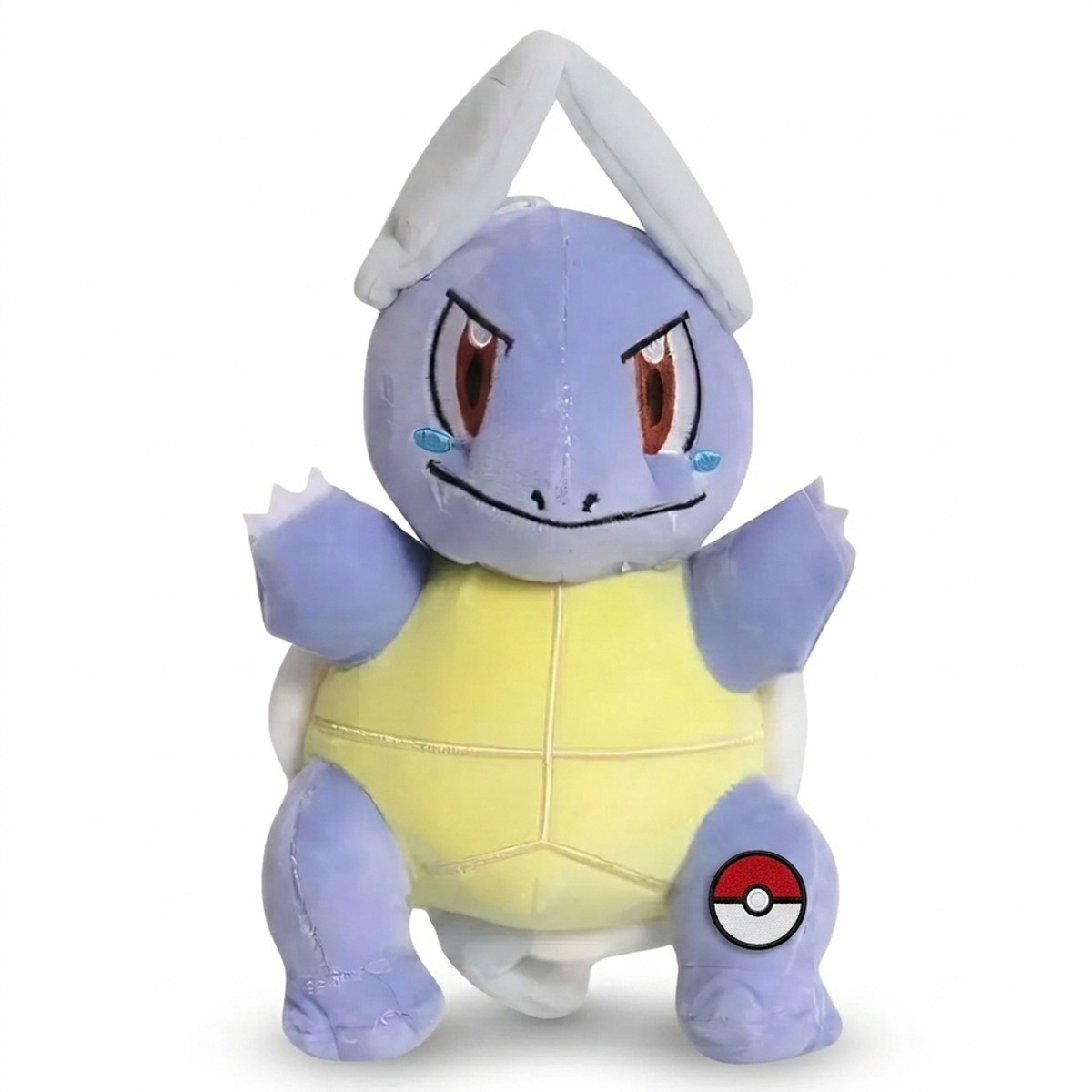 Wartortle Pluszak z odznaką potwierdzającą autentyczność produktu.