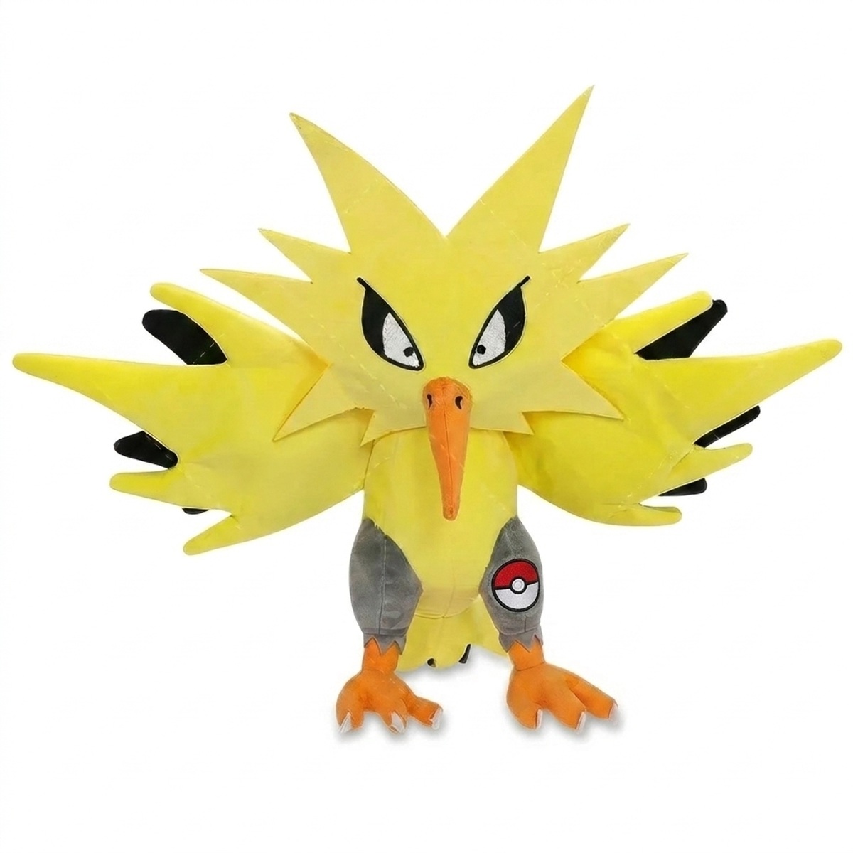 Zapdos Pluszak z odznaką potwierdzającą autentyczność produktu.